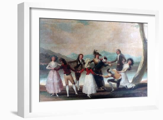 Blind Man's Buff, 1788-1789-Francisco de Goya-Framed Giclee Print