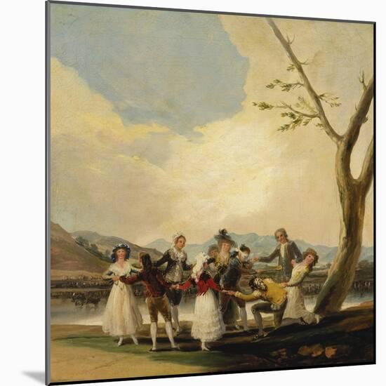 Blind Man's Buff, 1788-Francisco de Goya-Mounted Giclee Print