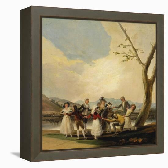 Blind Man's Buff, 1788-Francisco de Goya-Framed Premier Image Canvas