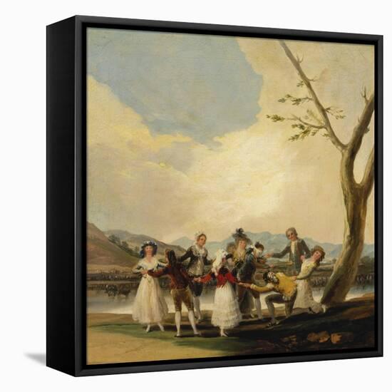 Blind Man's Buff, 1788-Francisco de Goya-Framed Premier Image Canvas