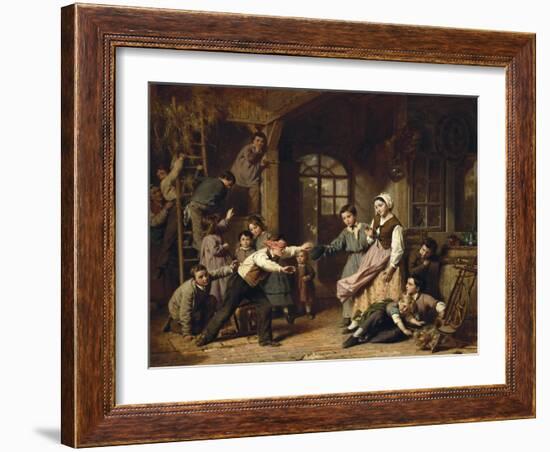 Blind Man's Buff, 1868-Henry Thomas Alken-Framed Giclee Print