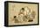 Blind Monks Examining an Elephant-Itcho Hanabusa-Framed Stretched Canvas