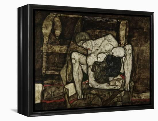 Blind Mother or the Mother, 1914-Egon Schiele-Framed Premier Image Canvas