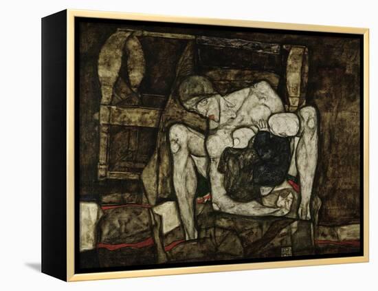 Blind Mother or the Mother, 1914-Egon Schiele-Framed Premier Image Canvas