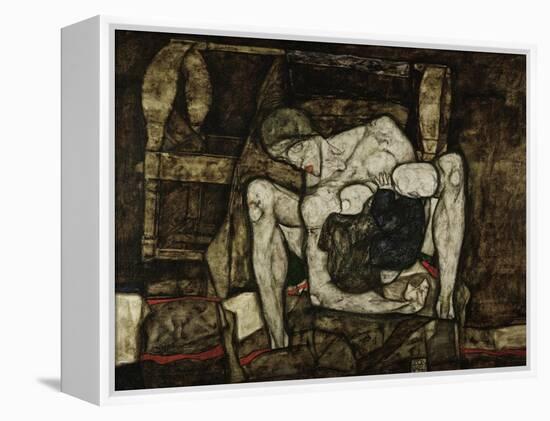Blind Mother or the Mother, 1914-Egon Schiele-Framed Premier Image Canvas