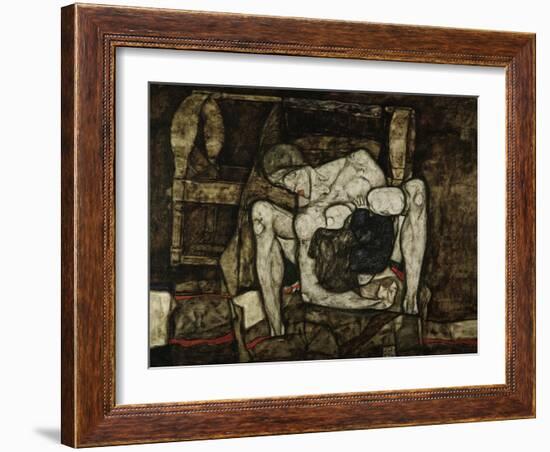 Blind Mother or the Mother, 1914-Egon Schiele-Framed Giclee Print