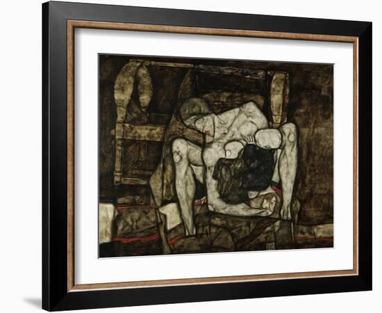 Blind Mother or the Mother, 1914-Egon Schiele-Framed Giclee Print