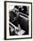 Blind Singer Ray Charles Playing Chess on a Board with Special Niches-Bill Ray-Framed Premium Photographic Print
