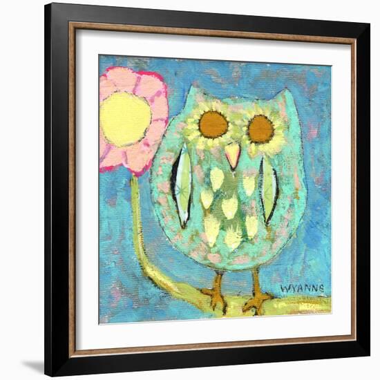 Blinded by the Light Owl-Wyanne-Framed Giclee Print