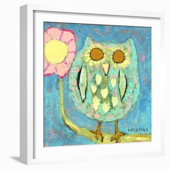 Blinded by the Light Owl-Wyanne-Framed Giclee Print