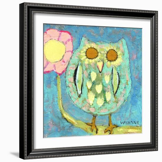 Blinded by the Light Owl-Wyanne-Framed Giclee Print