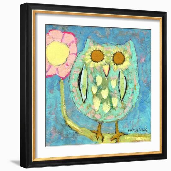 Blinded by the Light Owl-Wyanne-Framed Giclee Print