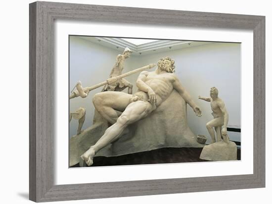 Blinding of Polyphemus or Polyphemos Group-Greek-Framed Photographic Print