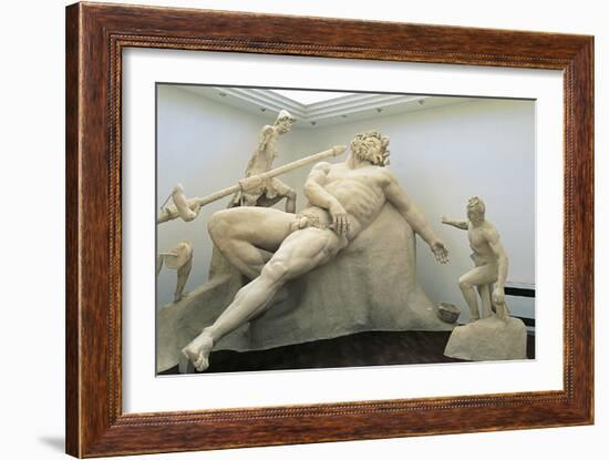 Blinding of Polyphemus or Polyphemos Group-Greek-Framed Photographic Print