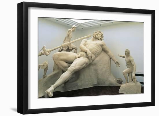 Blinding of Polyphemus or Polyphemos Group-Greek-Framed Photographic Print