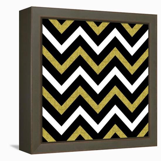 Bling Chevron-Tina Lavoie-Framed Premier Image Canvas