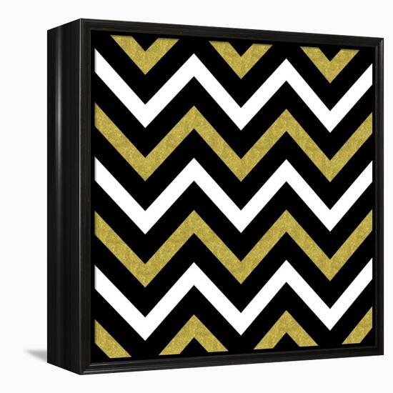 Bling Chevron-Tina Lavoie-Framed Premier Image Canvas