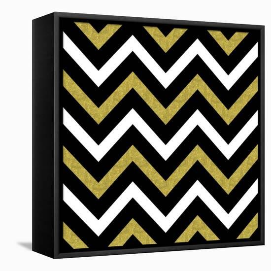 Bling Chevron-Tina Lavoie-Framed Premier Image Canvas