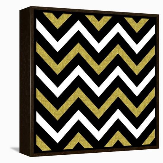 Bling Chevron-Tina Lavoie-Framed Premier Image Canvas