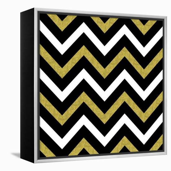 Bling Chevron-Tina Lavoie-Framed Premier Image Canvas