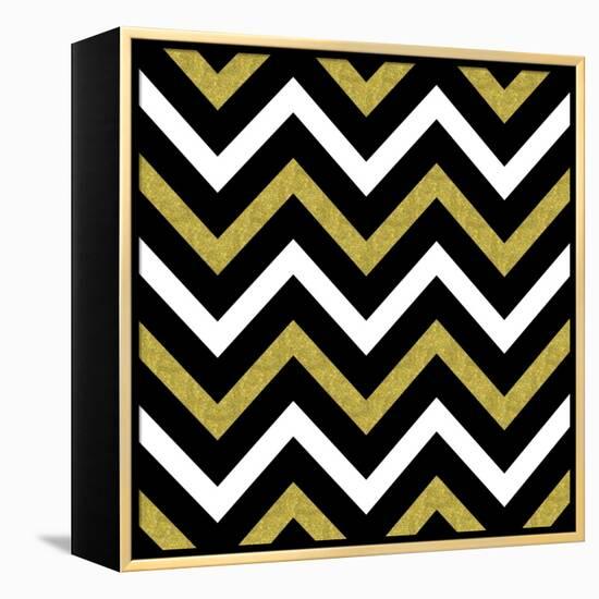 Bling Chevron-Tina Lavoie-Framed Premier Image Canvas