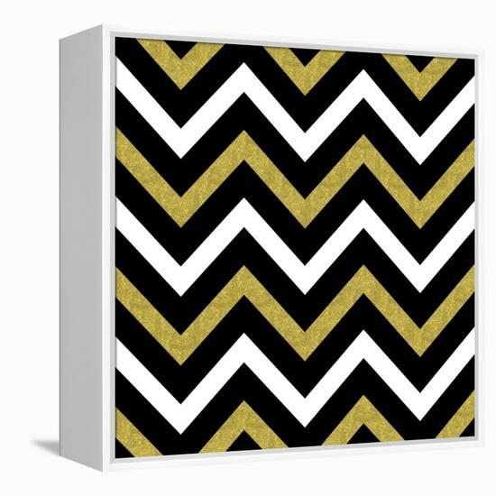 Bling Chevron-Tina Lavoie-Framed Premier Image Canvas