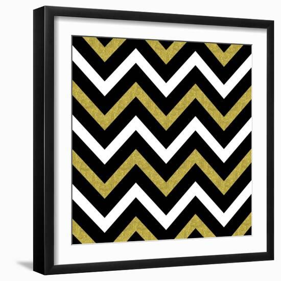 Bling Chevron-Tina Lavoie-Framed Giclee Print