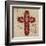 Blingy Cross 1-Diane Stimson-Framed Art Print