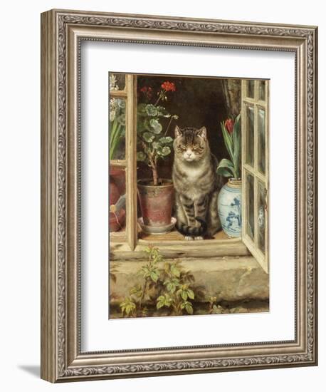 Blinking in the Sun, 1881-Ralph Hedley-Framed Giclee Print