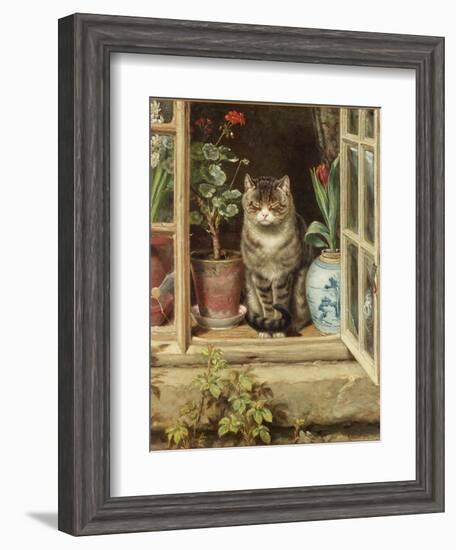 Blinking in the Sun, 1881-Ralph Hedley-Framed Giclee Print