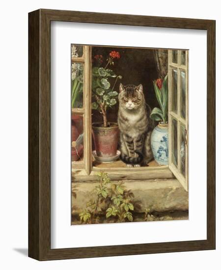 Blinking in the Sun, 1881-Ralph Hedley-Framed Giclee Print