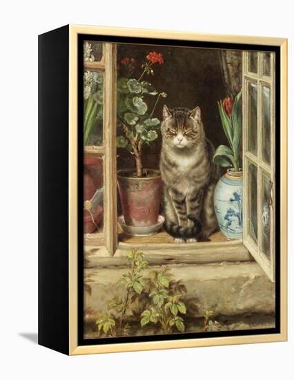 Blinking in the Sun, 1881-Ralph Hedley-Framed Premier Image Canvas