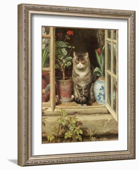 Blinking in the Sun, 1881-Ralph Hedley-Framed Giclee Print