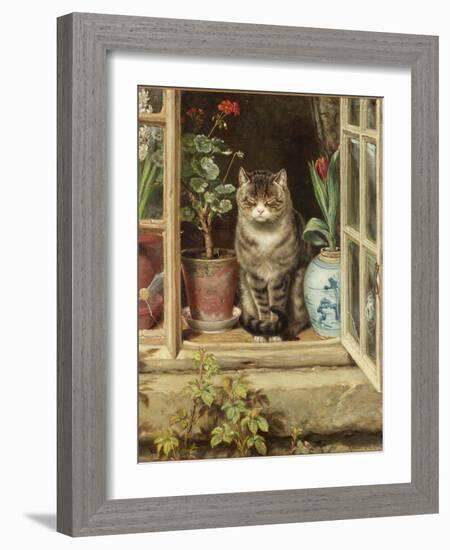 Blinking in the Sun, 1881-Ralph Hedley-Framed Giclee Print