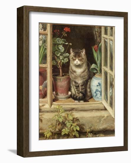 Blinking in the Sun, 1881-Ralph Hedley-Framed Giclee Print