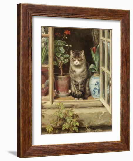 Blinking in the Sun, 1881-Ralph Hedley-Framed Giclee Print