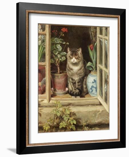 Blinking in the Sun, 1881-Ralph Hedley-Framed Giclee Print