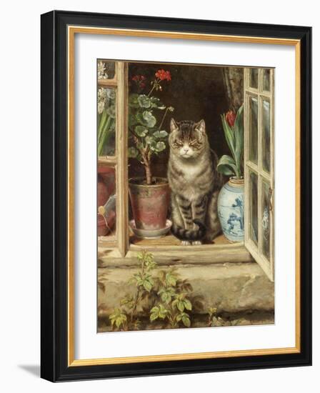 Blinking in the Sun, 1881-Ralph Hedley-Framed Giclee Print