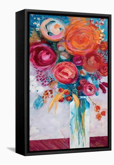 Blissful Bouquet-Jurgen Gottschlag-Framed Stretched Canvas