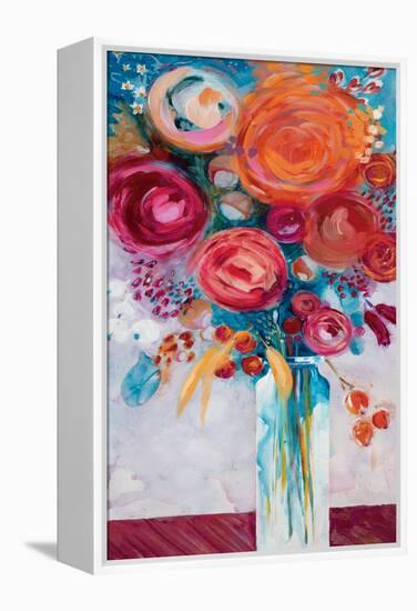 Blissful Bouquet-Jurgen Gottschlag-Framed Stretched Canvas