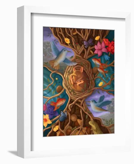 Blissful Solitude-Gina Matarazzo-Framed Art Print