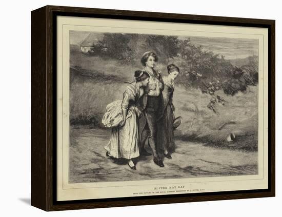 Blithe May Day-John Pettie-Framed Premier Image Canvas