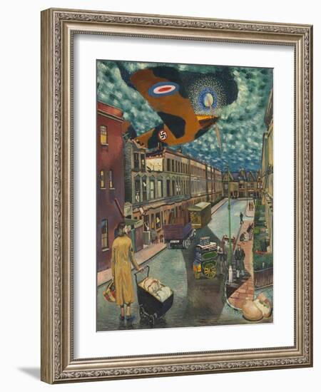 Blitz: Plane Flying-Clive Branson-Framed Giclee Print