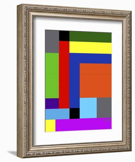 Blk-Square-Diana Ong-Framed Giclee Print