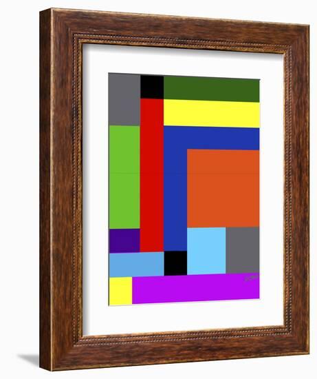 Blk-Square-Diana Ong-Framed Giclee Print