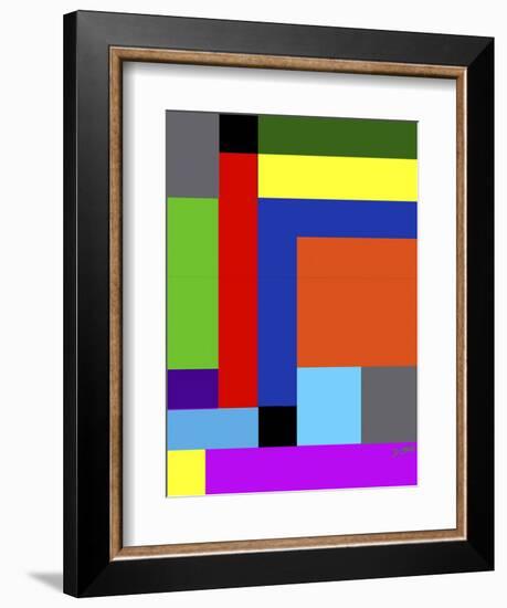 Blk-Square-Diana Ong-Framed Giclee Print