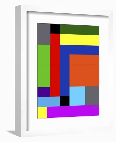 Blk-Square-Diana Ong-Framed Giclee Print