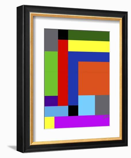 Blk-Square-Diana Ong-Framed Giclee Print