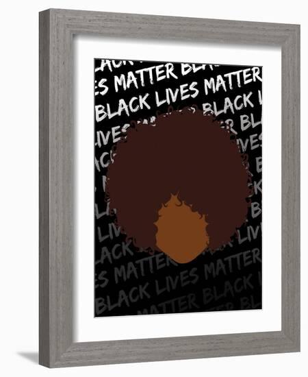 BLM 7-Victoria Brown-Framed Art Print