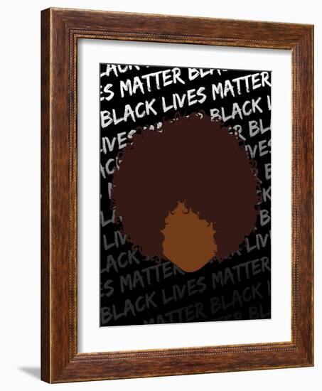 BLM 7-Victoria Brown-Framed Art Print